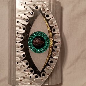 Kurt Geiger London clutch.  New -never used.